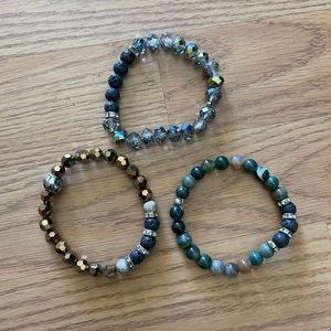 Aromatherapy bracelets - set of 3